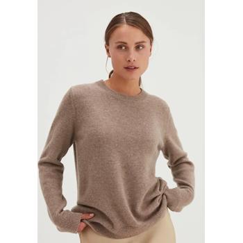 DAVIDA CASHMERE Straight O-Neck Sweater