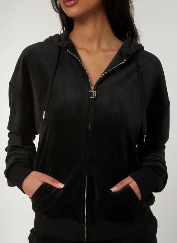 JUICY COUTURE Halan Oversized Zip Thru Hoodie