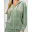 JUICY COUTURE Halan Oversized Zip Thru Hoodie