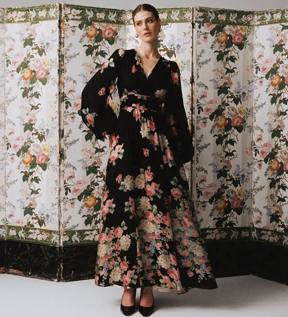 BY TIMO Cupro Rouching Gown