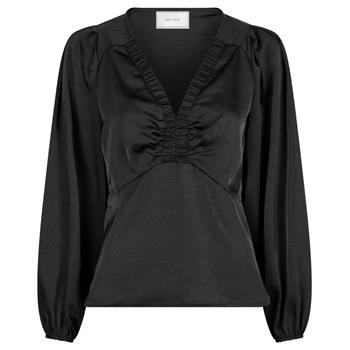 NEO NOIR Istana Heavy Sateen Blouse