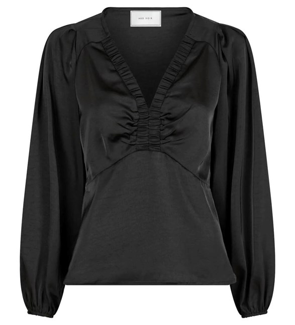 NEO NOIR Istana Heavy Sateen Blouse