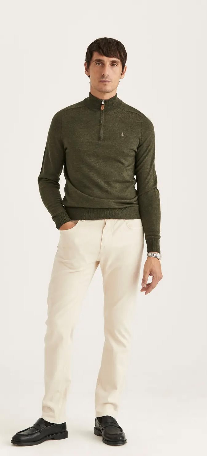 MORRIS Merino John Zip