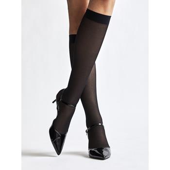 MRS. HOSIERY Smooth Silk Knee Highs