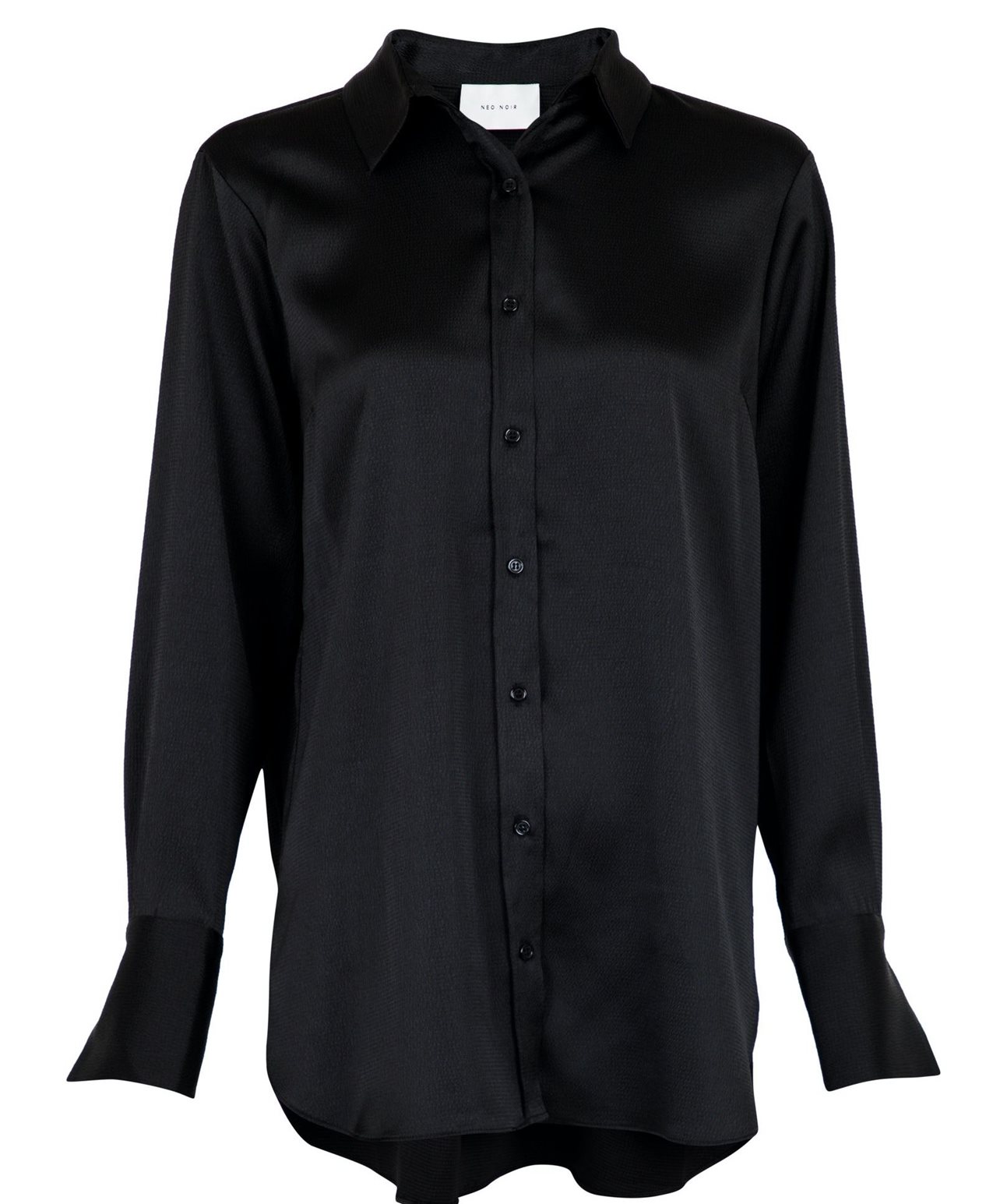 NEO NOIR Margit Crepe Satin Shirt