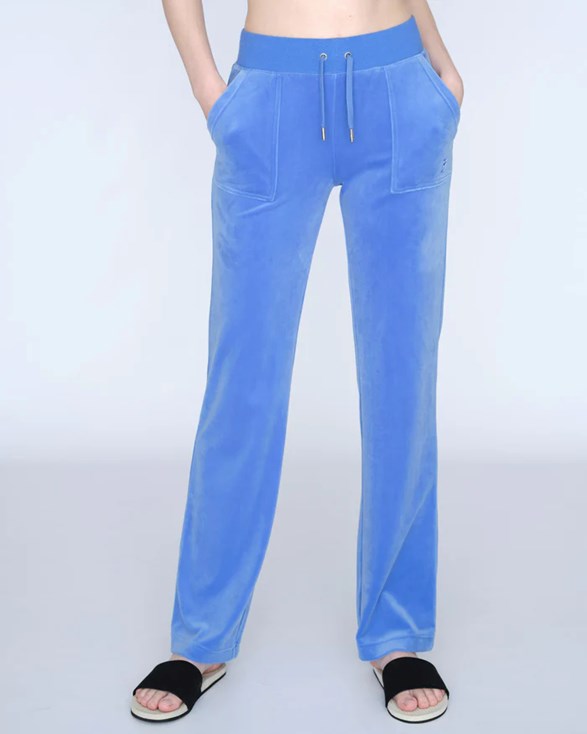 JUICY COUTURE Del Ray Classic Velour Pant Pocket Design