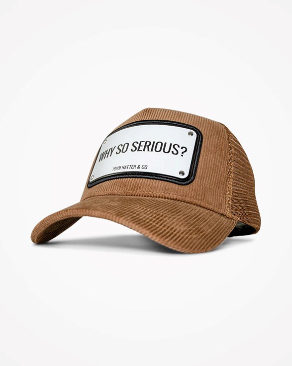 JOHN HATTER & CO Cap-Why So Serious-Corduroy