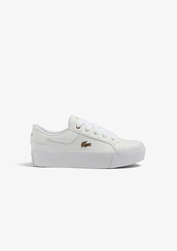 LACOSTE Ziane Platform Leather Sneakers