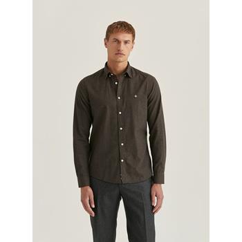 MORRIS Watts Flannel Shirt-Slinm Fit