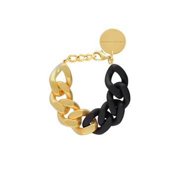 VANESSA BARONI Great Bracelet 2 Color Matt Black Gold Vintage
