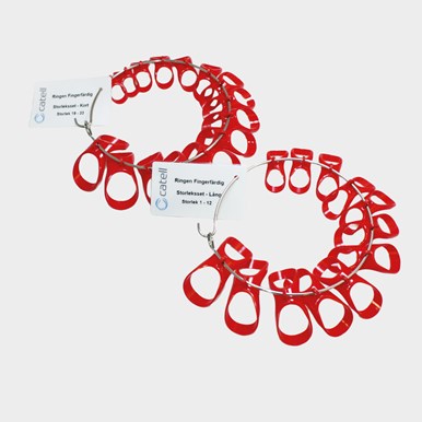 Ringen Fingerfärdig Storleksset