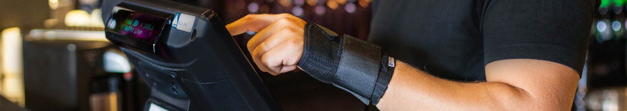 Kombinerade hand & tumstöd