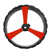 Mgi Zip X3 All Terrain Rear Wheels