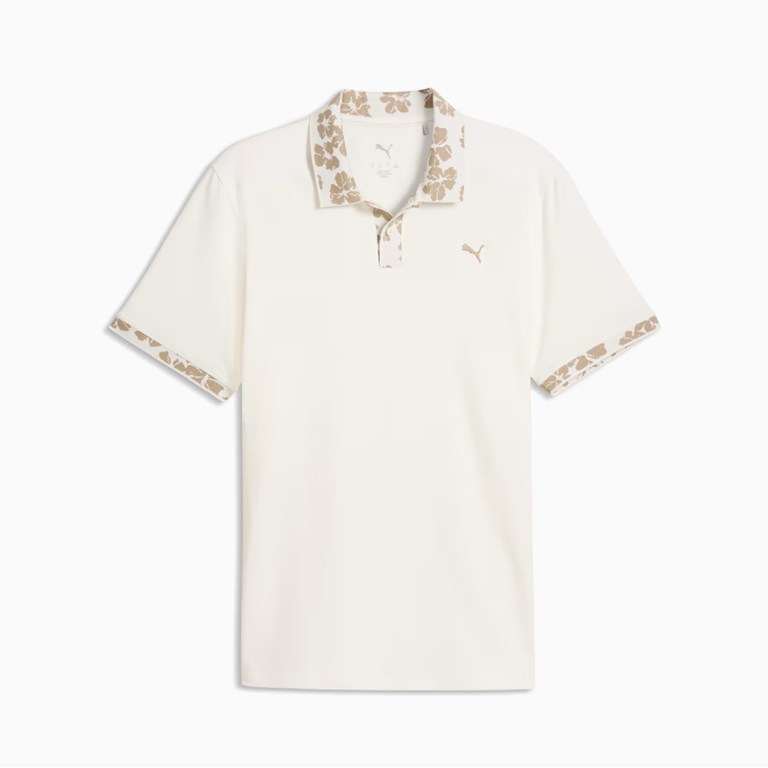 Puma Modalon Floral Rib Polo Herr