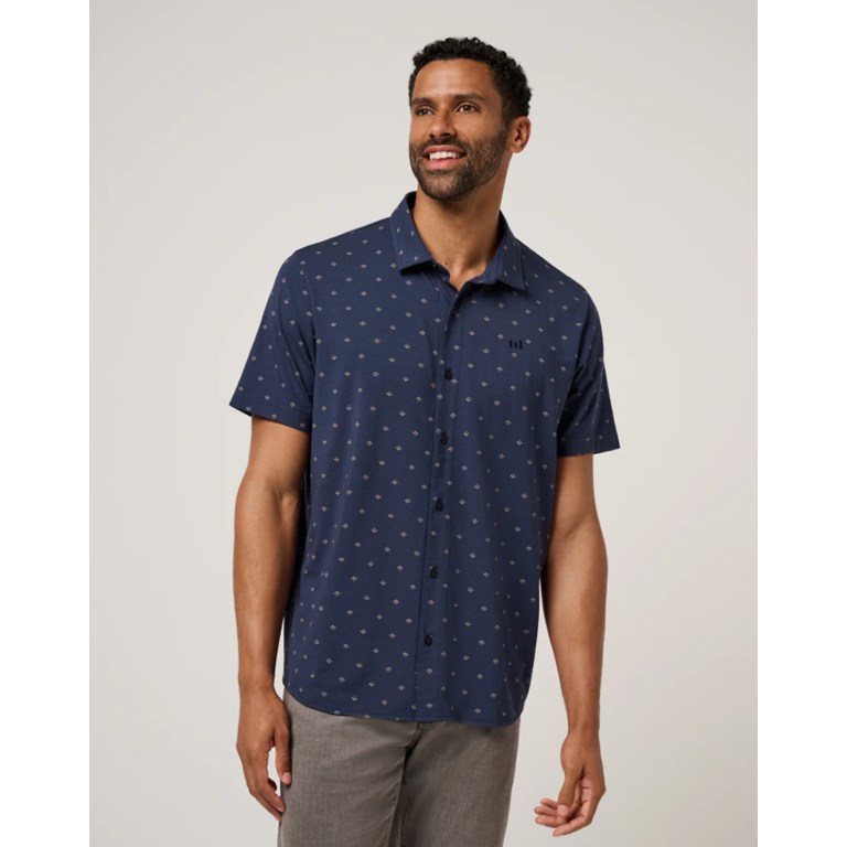 Travis Mathew Travis Mathew Mathew Comfortknit Geo Polo