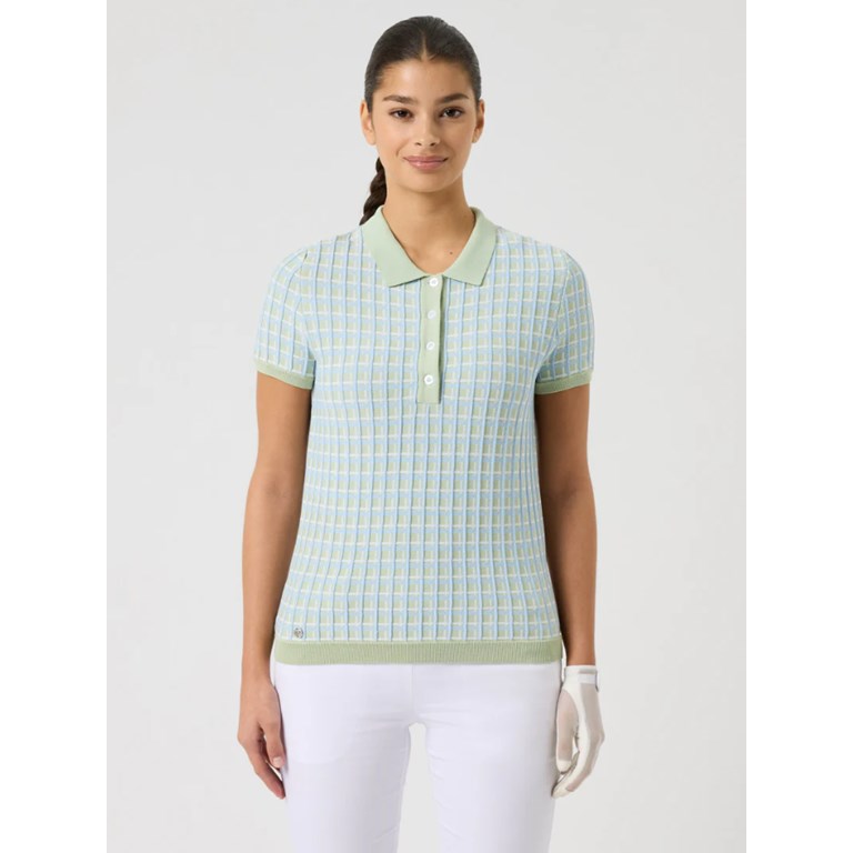 Daily Sports Knit Ss Polo Shirt Dam