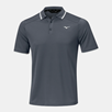 Mizuno Ribb Knitted Ss Polo Herr
