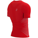 Compressport Performance SS T-shirt Red/White - T-Shirt, Herren