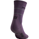 CEP Reflective Mid-Cut Socks Purple - Laufsocken, Damen