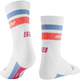 CEP Miami Vibes 80's Women's Mid Cut Sock White/Pink & Sky - Laufsocken, Damen