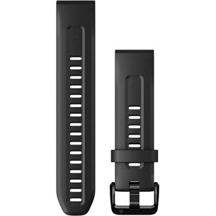 Garmin QuickFit® 20 Strap (Silicone) Black - Uhrenzubehör