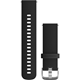 Garmin Quick Release 20 mm Strap (Silicone) Black - Uhrenzubehör