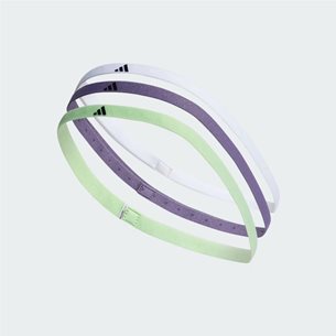 adidas 3Pp Hairband Segrsp/Shavio/White - Stirnband zum Laufen, Unisex