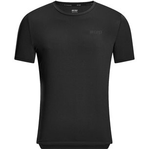 CEP The Run Shirt Round Neck Short Sleeve Black - Lauf-T-Shirt, Herren