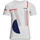 CEP The Run Shirt Round Neck Short Sleeve White/Geometrics - Lauf-T-Shirt, Herren