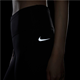 Nike Dri-Fit Fast Tight Black/Reflective Silver - Laufhosen, Damen