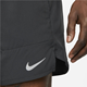 Nike Dri-Fit Stride 5in Brief-Lined Shorts Black/Reflective Silver - Laufshorts, Herren