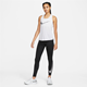 Nike Dri Fit Swoosh Run Mid-Rise 7/8 Tight Black/Reflective Silver - Laufhosen, Damen
