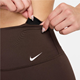 Nike One Dri-Fit High-Rise 7in Shorts Baroque Brown/White - Laufhosen, Damen
