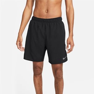 Nike Dri-Fit Challenger 7in 2in1 Shorts Black/Black - Laufshorts, Herren