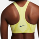 Nike Dri Fit Swoosh Medium Support Bra Luminous Green/High Voltage - Sport-BH für Laufen, Damen