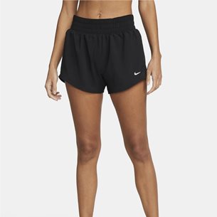 Nike One Dri-Fit Mid-Rise 3in Brief-Lined Shorts