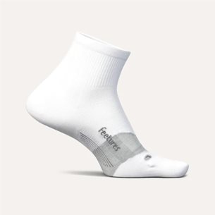 Feetures Elite Ultra Light Quarter White - Laufsocken