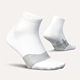 Feetures Elite Ultra Light Quarter White - Laufsocken