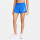 Nike One Swoosh Mid-Rise 3in Brief-Lined Shorts Haper Royal/White - Laufshorts, Damen
