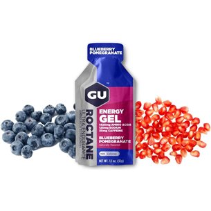 GU Energy Roctane Gel Koffein Blueberry Pomegranda - Outdoor Ergänzungsmittel