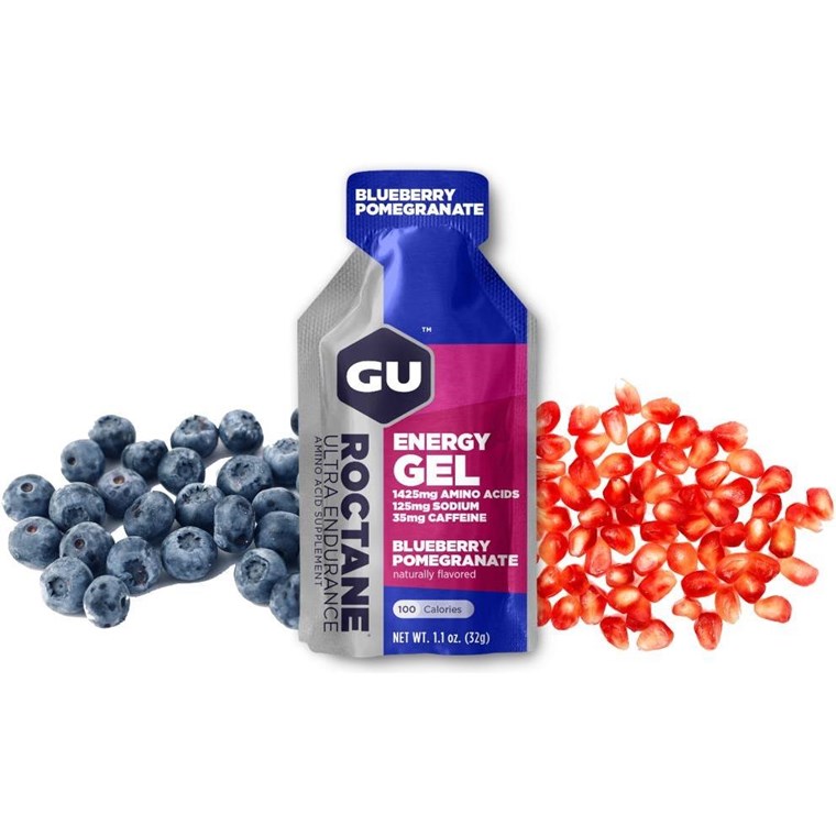 GU Energy Roctane Gel Koffein Blueberry Pomegranda - Outdoor Ergänzungsmittel