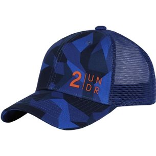 2UNDR Mesh Back Print Cap Blue Camouflage - Kappe zum Laufen, Herren