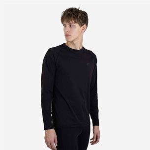 Lipati Arcus Long Sleeve Shirt Black - Lauf-T-Shirt, Herren