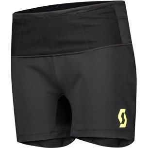 Scott RC Run Tight Shorts Black/Yellow - Laufshorts, Damen