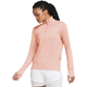 Nike Element Half Zip Pale Coral/Refle - Laufshirt, Damen