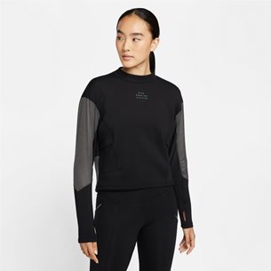 Nike Dri-Fit Run Division Crew Black/Iron Grey/ - Laufshirt, Damen