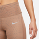 Nike Dri-Fit Run Division Fast Refl. Tight Archaeo Brown/Reflective Silv - Laufhosen, Damen