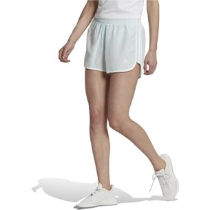 adidas M20 Shorts 4" Almblu/White - Laufshorts, Damen
