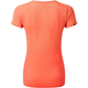 Ronhill Tech Marathon Short Sleeve Tee Peach/Lemongrass - Lauf-T-Shirt, Damen