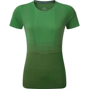 Ronhill Tech Marathon Short Sleeve Tee Fairway/Moss - Lauf-T-Shirt, Damen